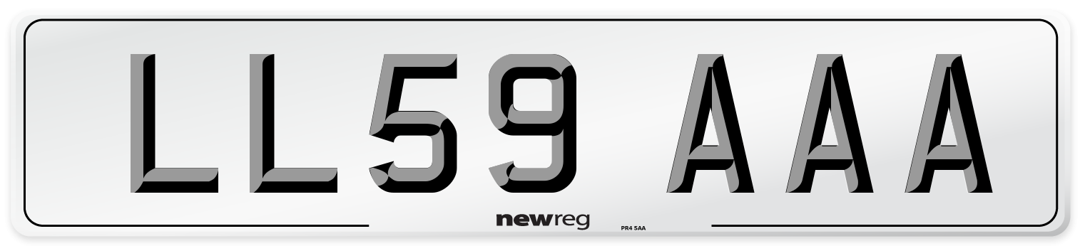 LL59 AAA Number Plate from New Reg